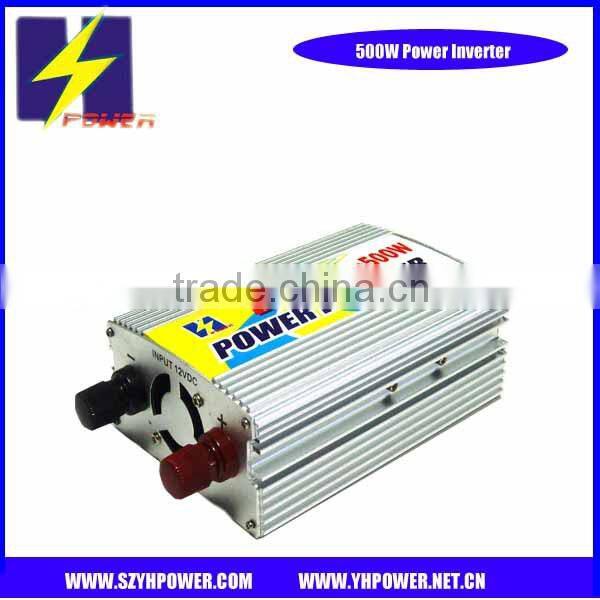 500w 12v to 110v coinverter for solar,home and car use