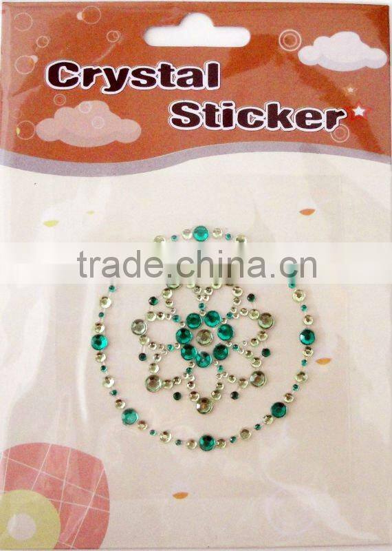 crystal stickerwall stickers home decor with crystal