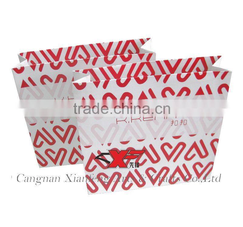 2015 paper bag for lady leather shoes