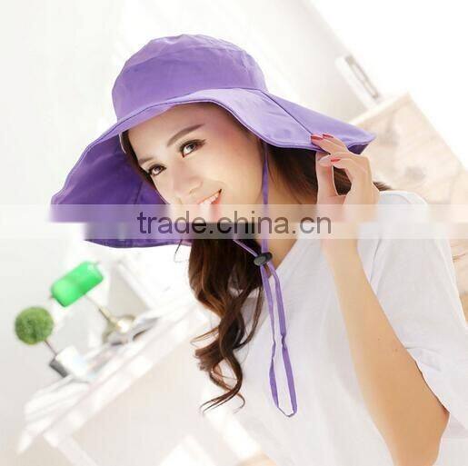 fashion lady polyester fabric rain hat wholesale factory manufacture