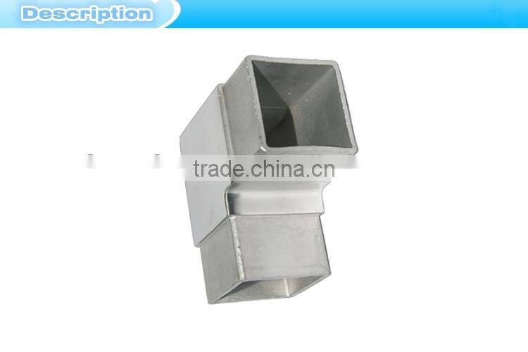 EB-19 stainless steel /aluminum 90 degree square tube elbow