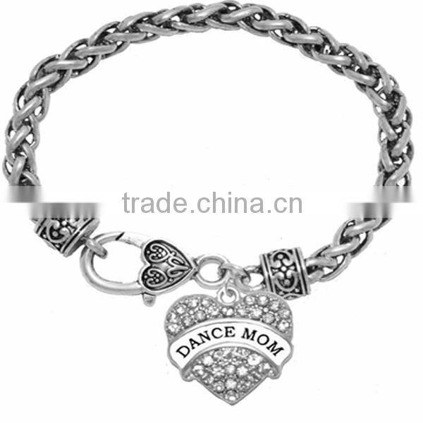 Beautiful Austrian Cut Crystal Heart Delicately Hanging From An Beautiful Bracelet. Nickel, Lead, & Cadmium Free!