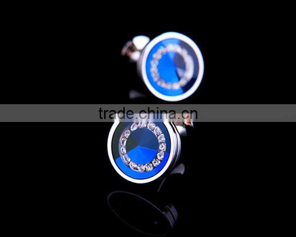 Blue Diamond Cuff Links