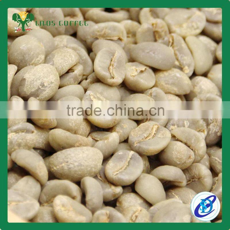 Bulk raw coffee beans, 100% Laos arabica coffee beans
