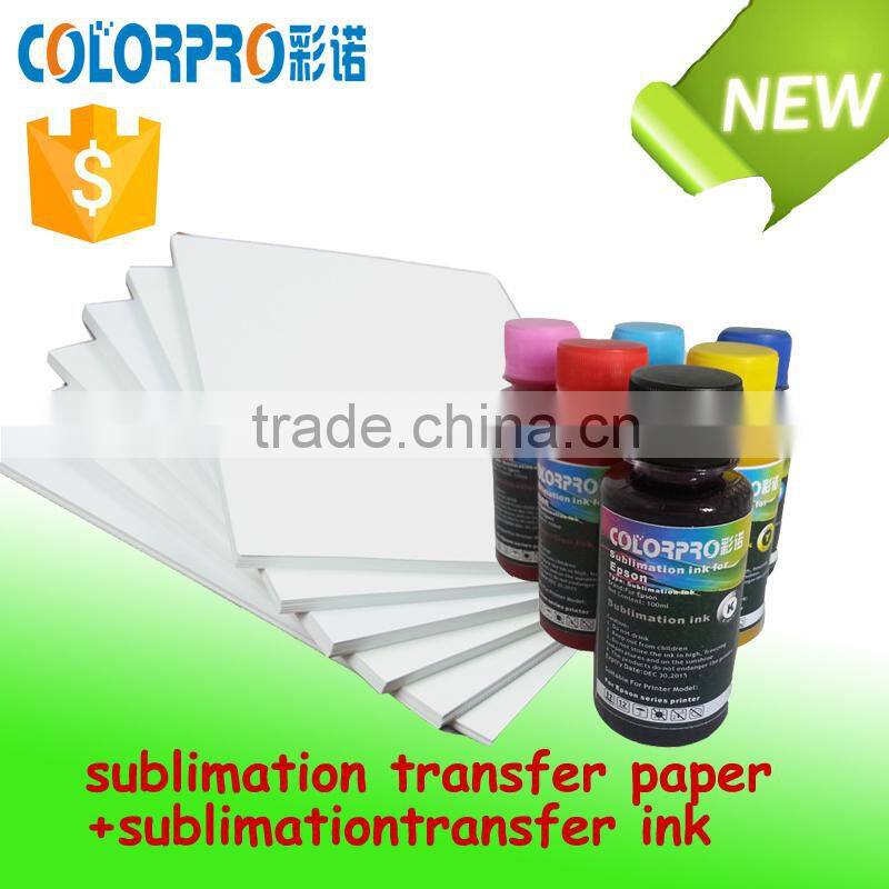 Hot combo set 3d mini vacuum heat sublimation transfer machine+sublimation transfer paper/ ink with mugs/phone cases