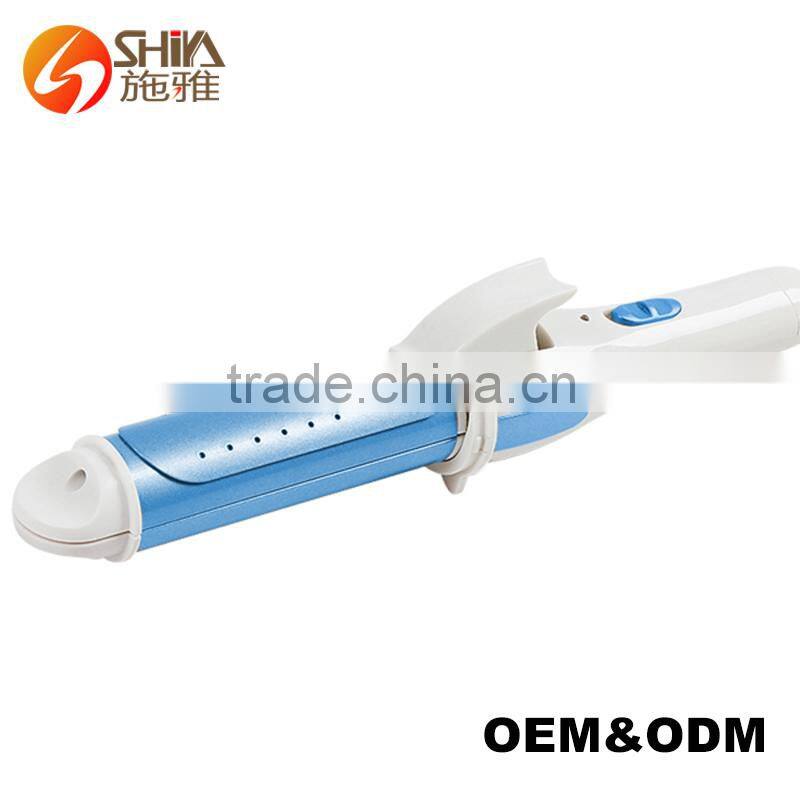 Hot selling 2 in 1 mini hair curler free sample curling iron with usb powered cord and hair straightener with cover