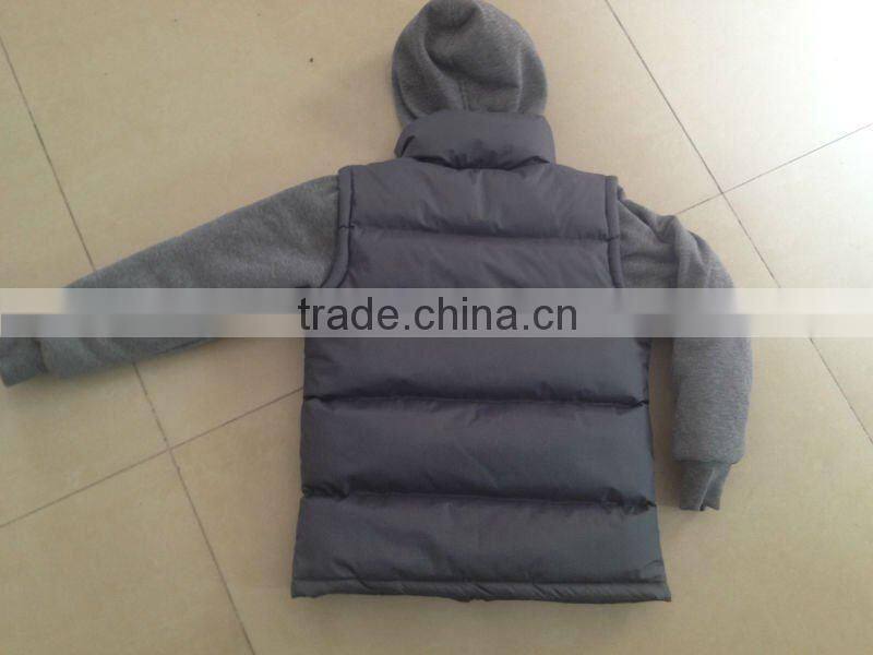 2012 new boys fashion PVC coated waterproof snowker winter jackets with hoody