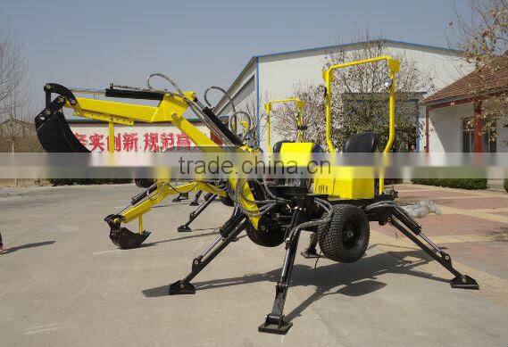 The China largest manufacturer for small towable backhoe