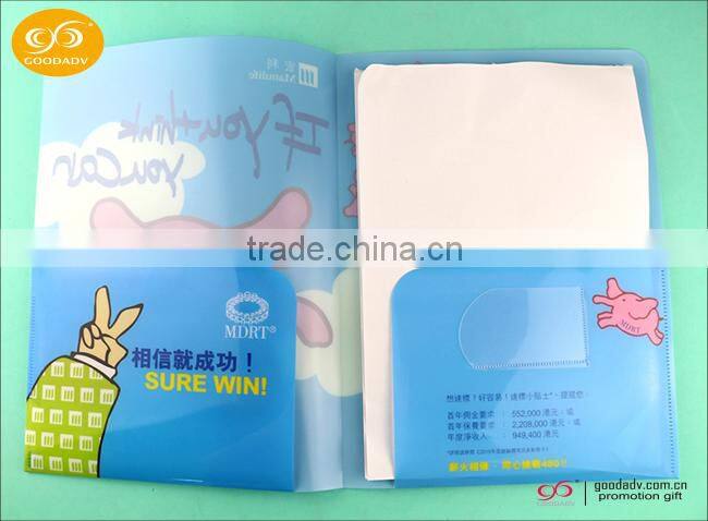 2016 new products plastic folder wholesale cheap a4 file folder