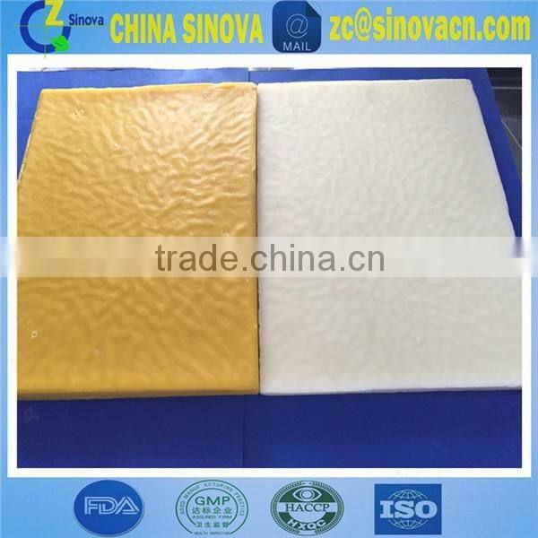2016 Fresh beeswax block and granule clear candle wax