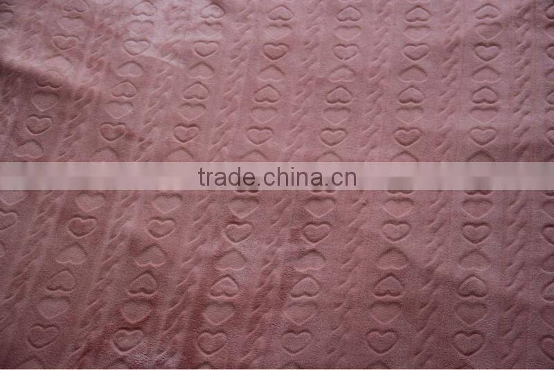 2015 New micro fiber fleece blanket/super soft flannel blanket with cutting pattern
