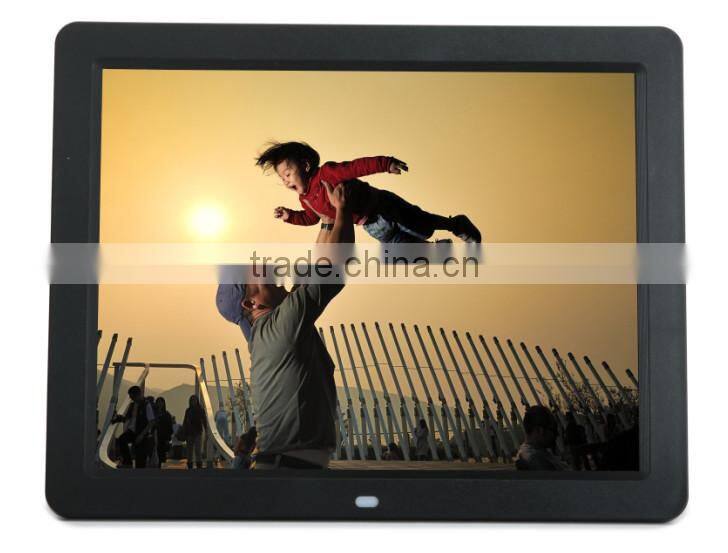 12 inch HD picture video music play digital photo frame