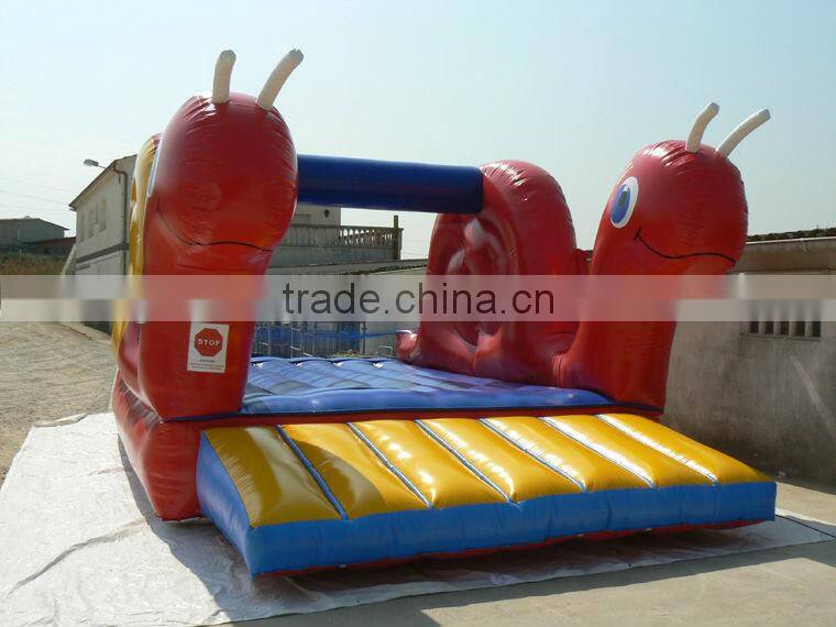 2016 New Product Inflatable Plastic Bouncer Castle with Pool For Sales
