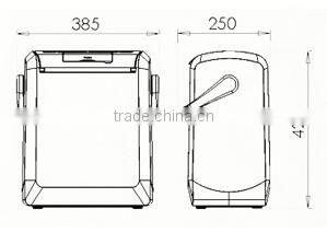 14L Semiconductor refrigerator car Fridge and freezers mini fridge