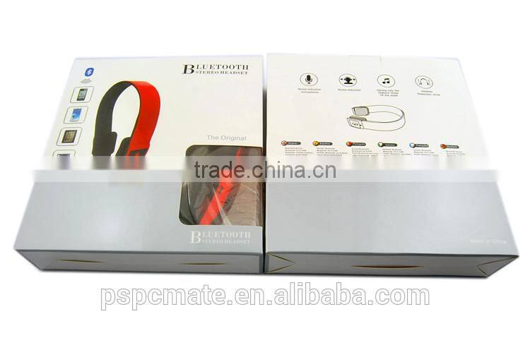 Wholesale Bluetooth Sports Stereo Headset Headphone Mic for smart phones different color