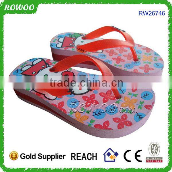 Wedge summer new cute children's flip flops