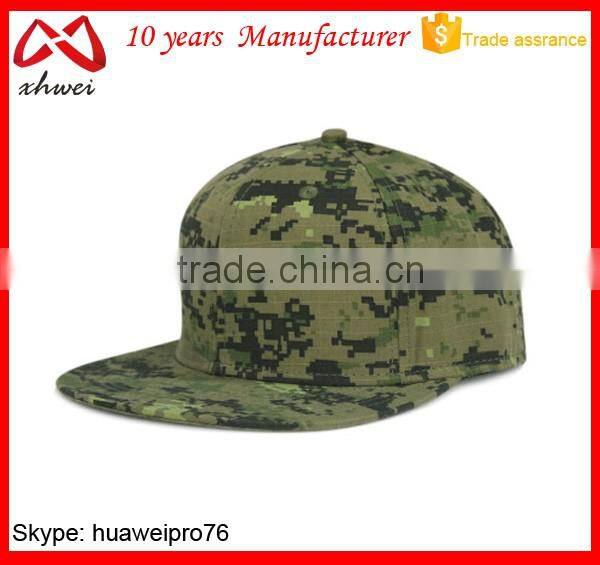 Camo Snapback Caps Wholesale Custom Snapback Hats Cheap Headwear Factory