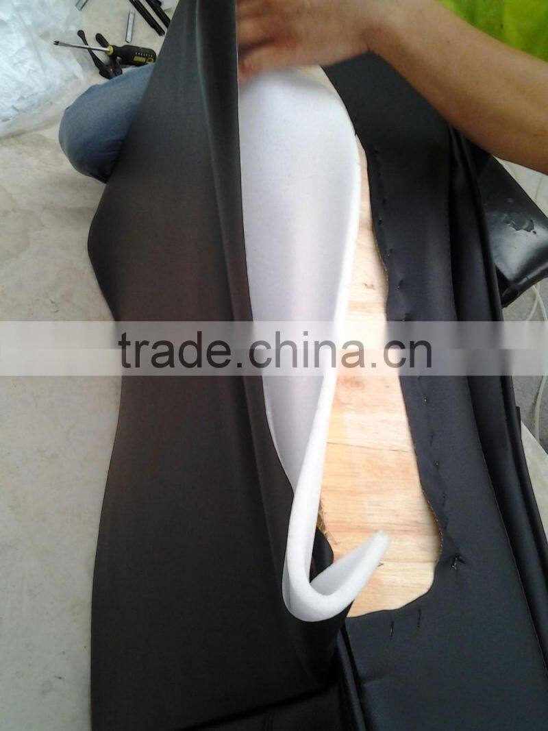 Modern design office sectional genuine leather sofa 1+3 seats OEM factory in China