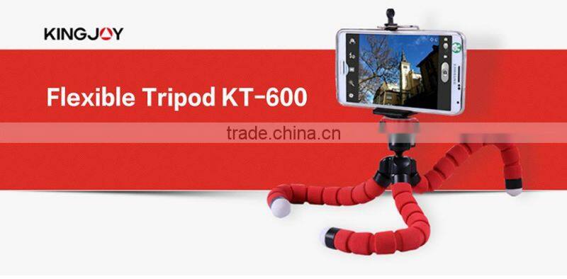 Kingjoy Flexible tripod with quickly camera mount KT-600