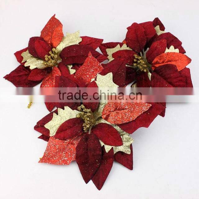 2013 New design wholesale artificial christmas flowers H-45