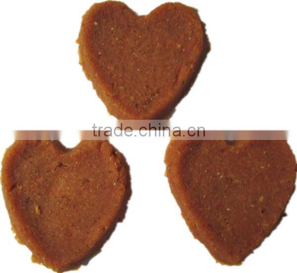 Heart shape-low fat dog snack