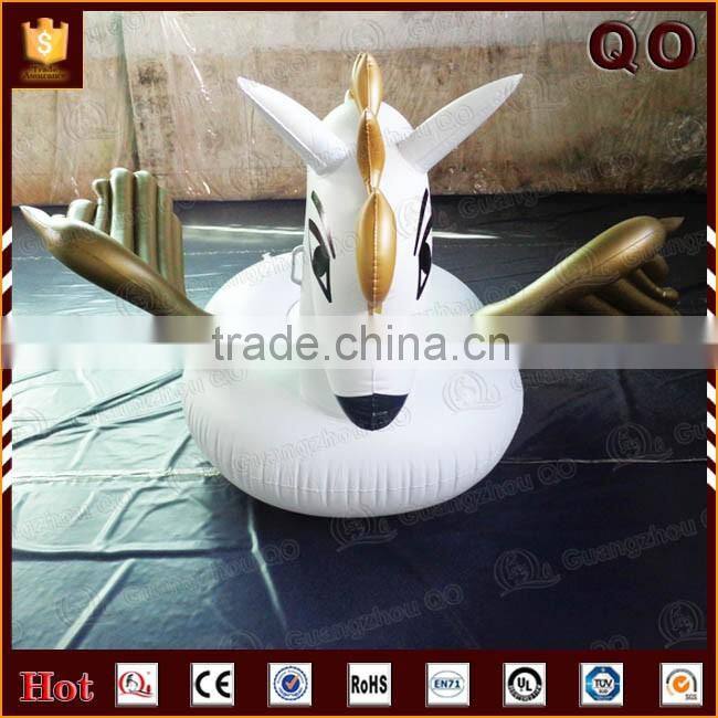 Hot selling summer swimming pvc pegasus inflatable pool toy