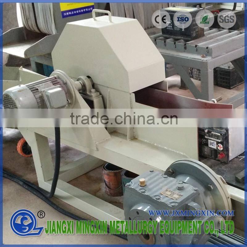Used lead acid battery plastic shell cutting machine for battery recycling plant