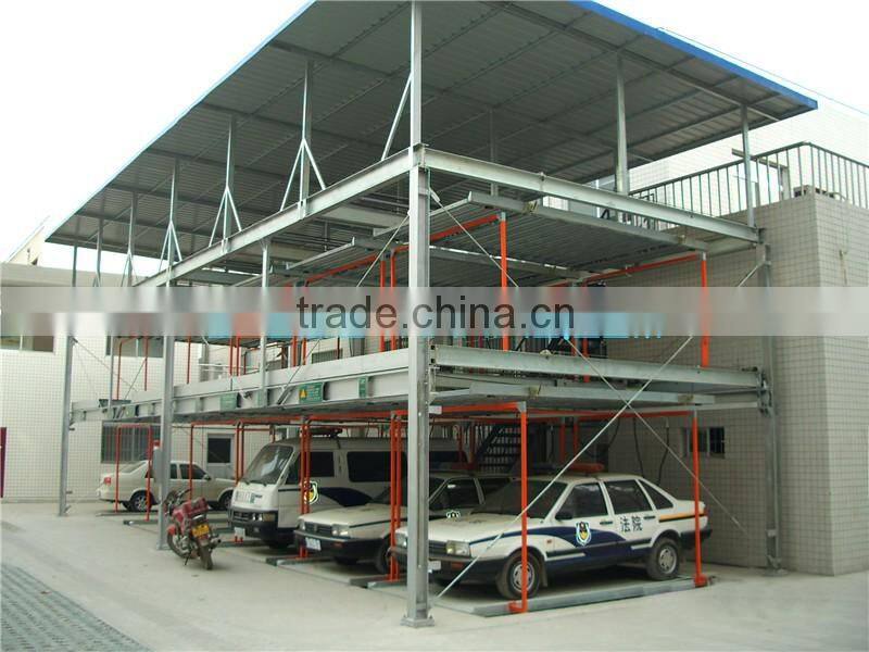 PLC controlled automated puzzle lift platform automated parking system