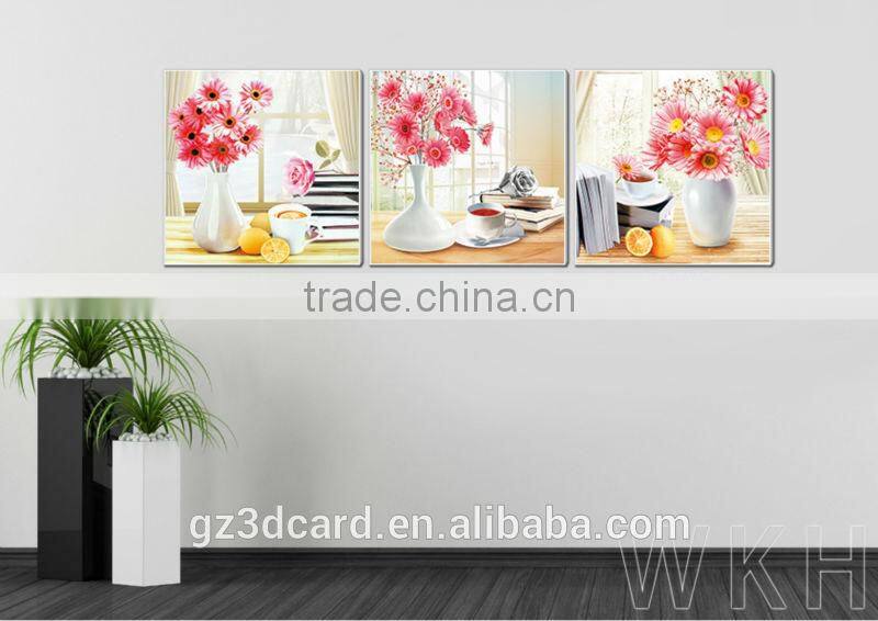 New Material PET 1.5mm No Frame Picture High quality promotional lenticular 3d pictures