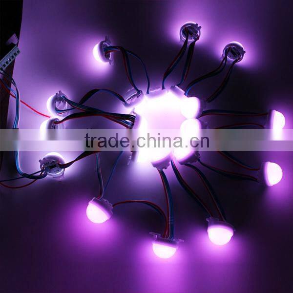 30mm ws2801 led modules waterproof IP67 DC 12V Led pixel modules Diameter