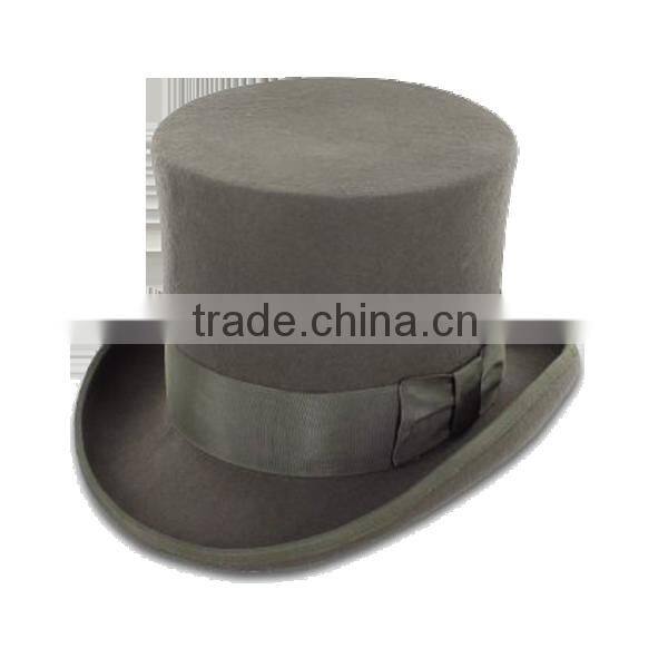 Ribbon and Rope Accessory Type and 100% Wool,100% Australian wool Material mini top hat