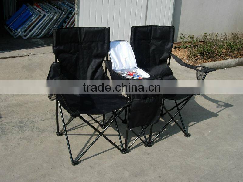 Camping Double Camping Chair With Cooler