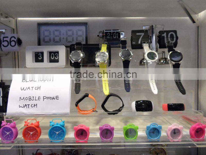 Plastic square table alarm clock