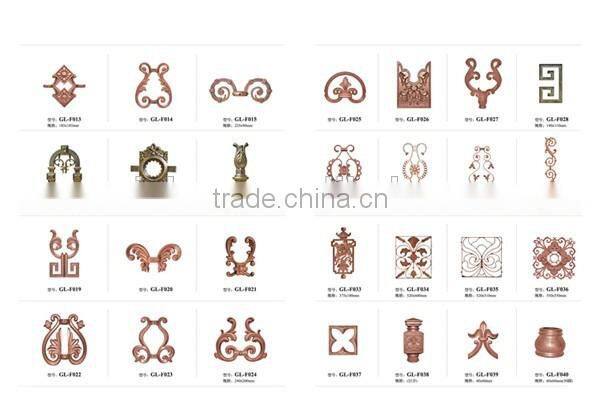 High quality Aluminum adorned accessories for Main Gates GL-K007