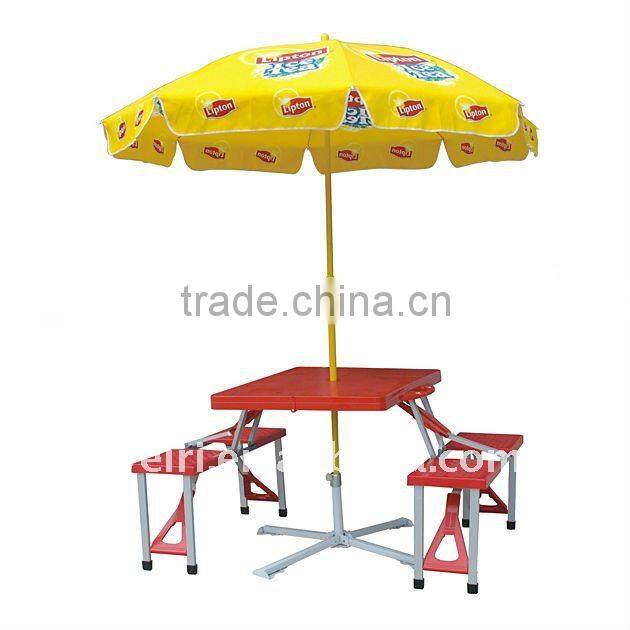 Plastic Folding Table and Chair Set/ Space-saving Dining Table