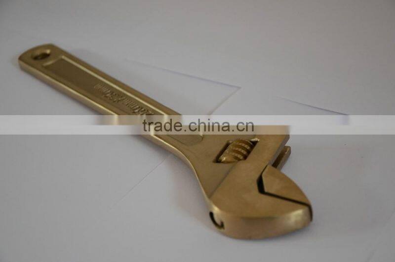 Non-sparking Adjustable Wrench,safety adjustable wrench