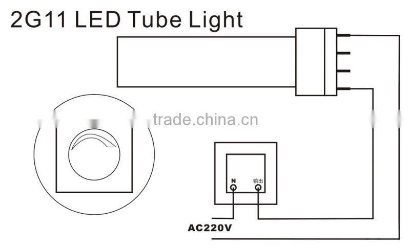 2G11 LED Tube Light Manufacturer OEM LED Tube Lamp Factory 10W 12W 15W 18W 21W LED Tube Lamp