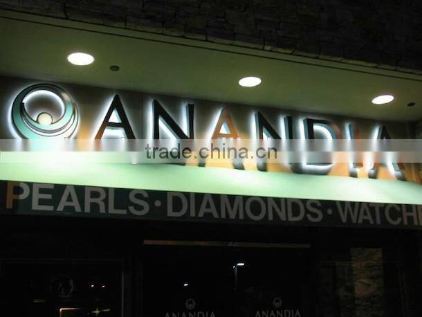 Acrylic Led Steel Sign Letter Backlit Logo