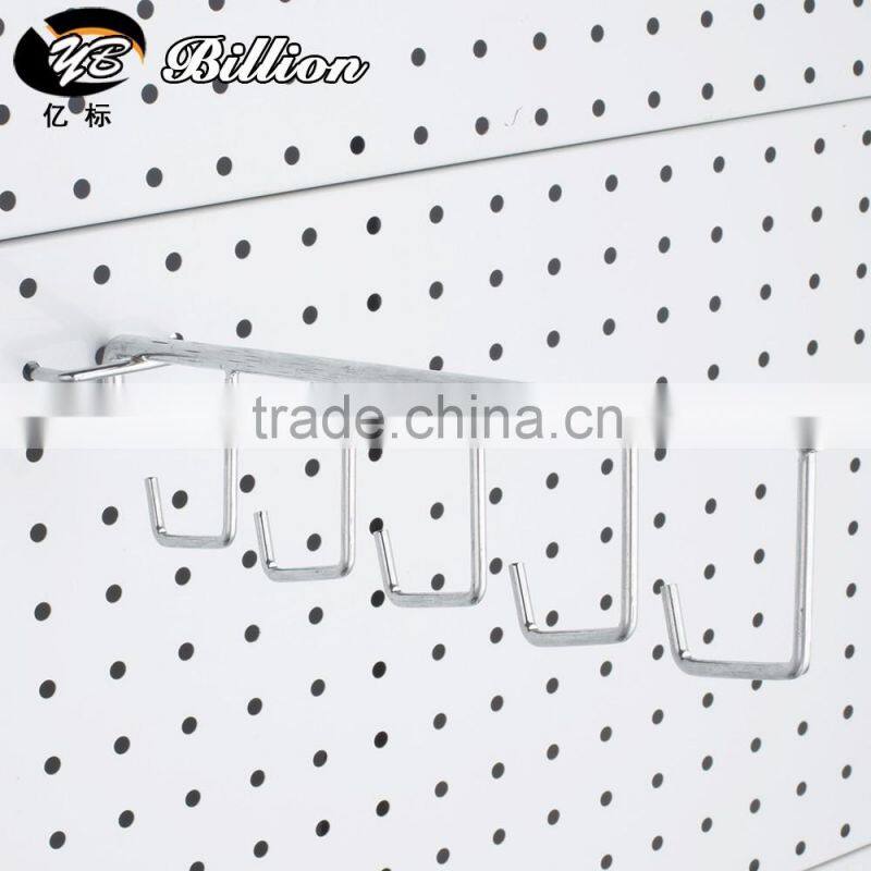 High quality metal 50mm pegoboard hooks with cap