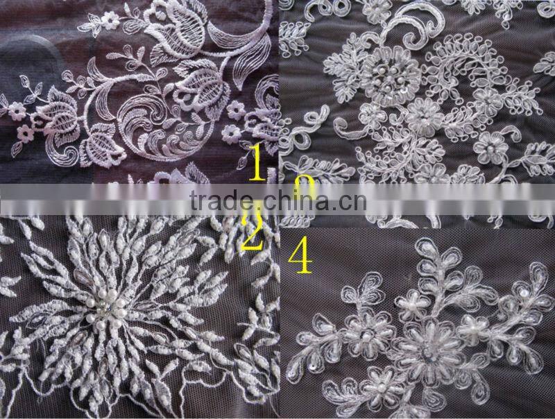 Embroidery English Lace Ivory Manufacture Guangzhou