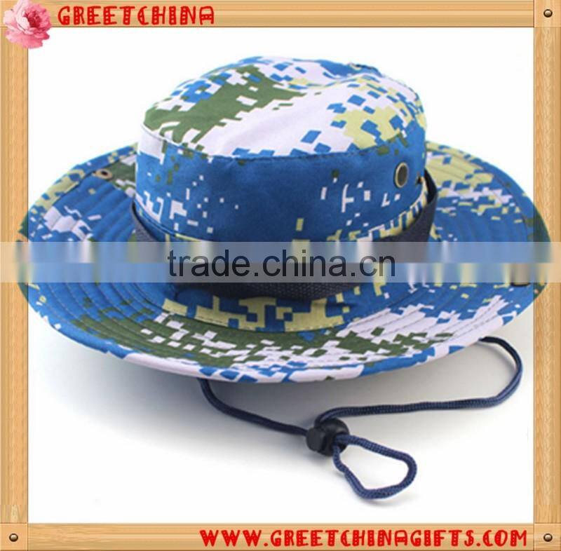 Camouflage custome fishing bucket hat