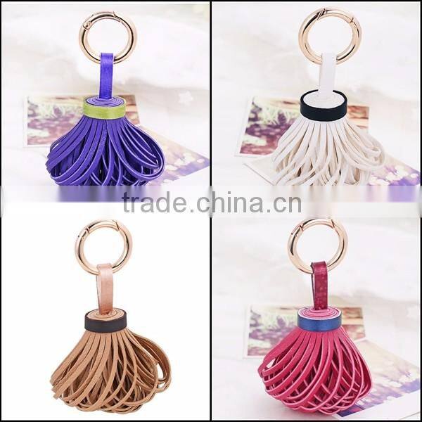 Wholesale Fashion Women Elegant Handmade Keychain With Metal Pendant Keychain KC13148