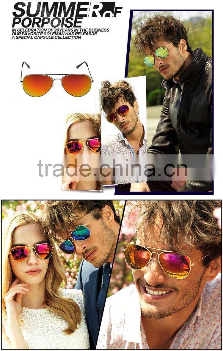 Fashion Classic Aviation Sunglasses Men Sunglasses Women Driving Mirror Male Sun glasses Points Pilot Oculos de sol CC5064