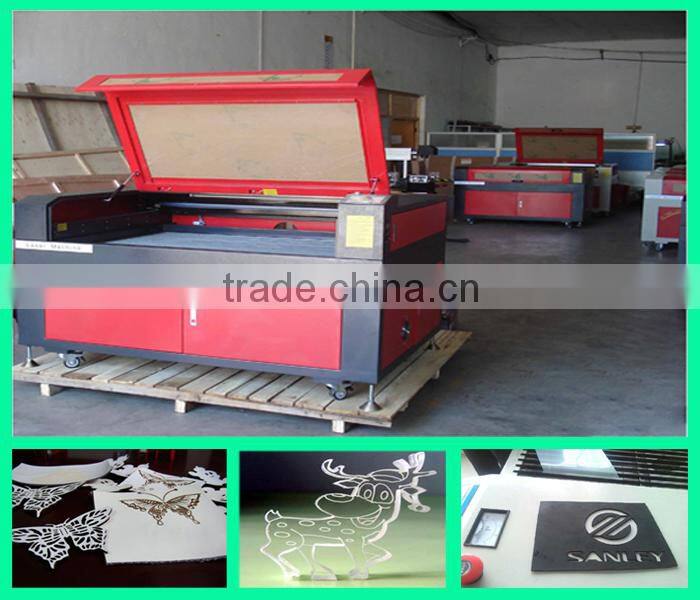China Hot Sale Cheap Leather Label Wood Acrylic Laser Cutting Engraving Machine Price