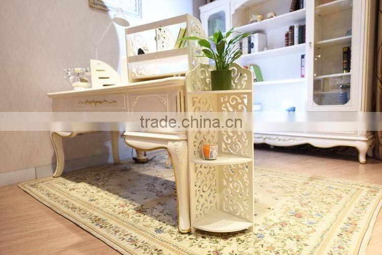 Detachable houseware necessities wooden bathroom corner shelf waterproof soap rack towel rack