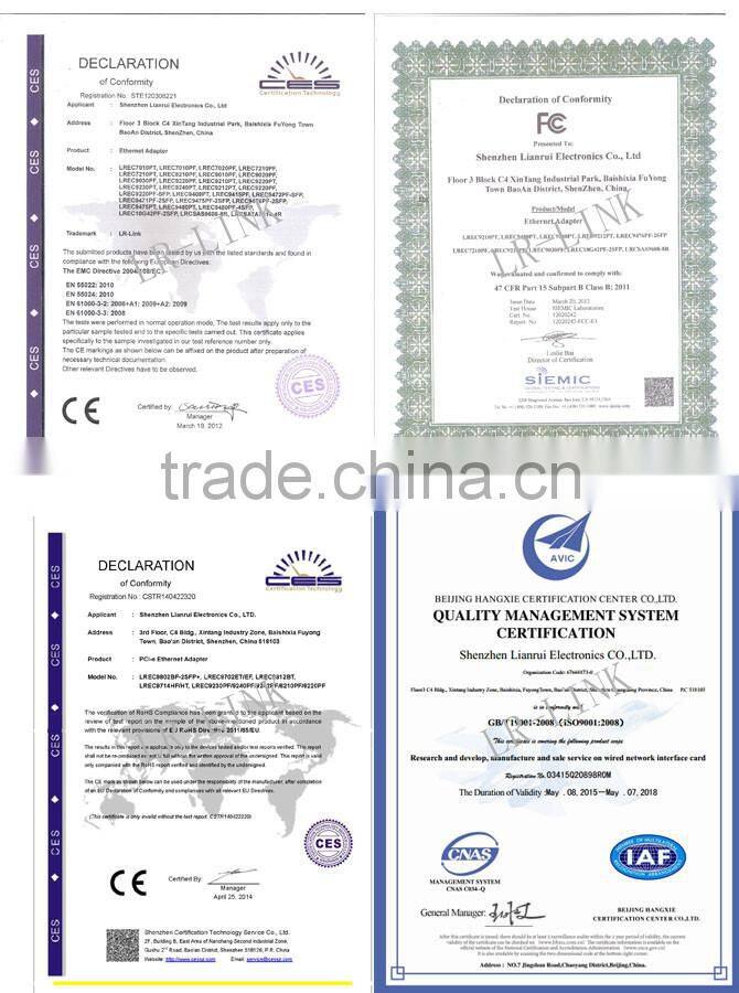 LREC9201CT Intel 82574 PCI-Express x1 10/100/1000Mbps Network Card Compatible with Intel 9301ct PXE Bootroom