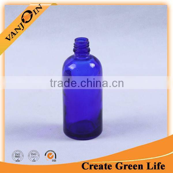 100ml hot sell dark blue essential oil glass bottle