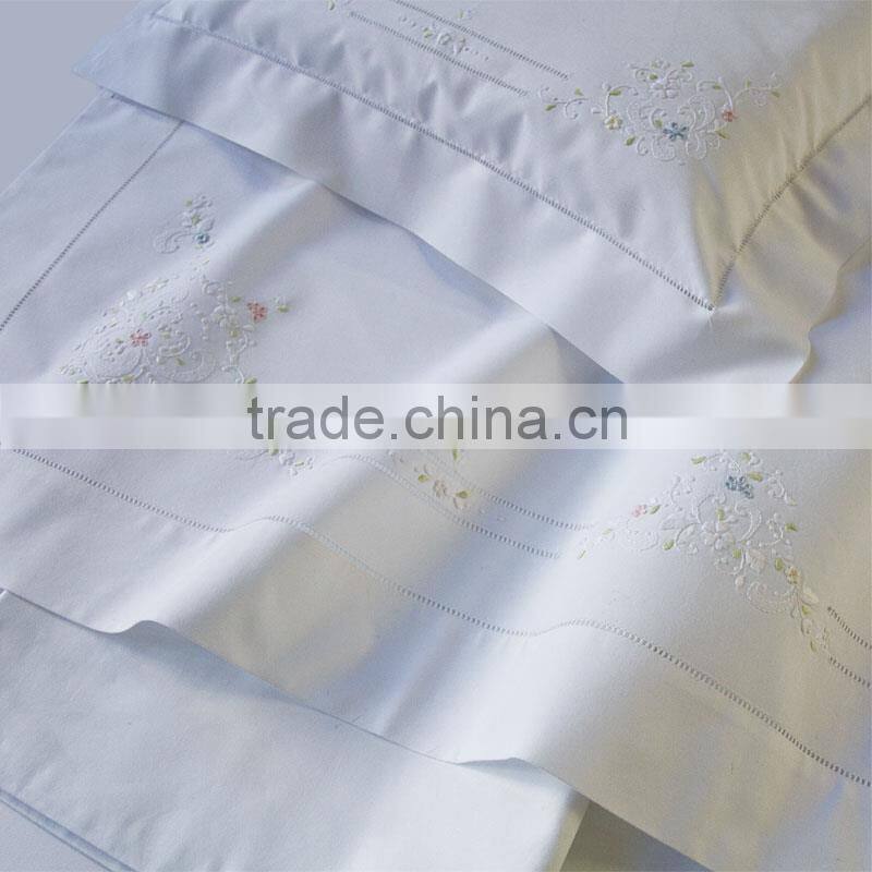 hand embroidery bedding set