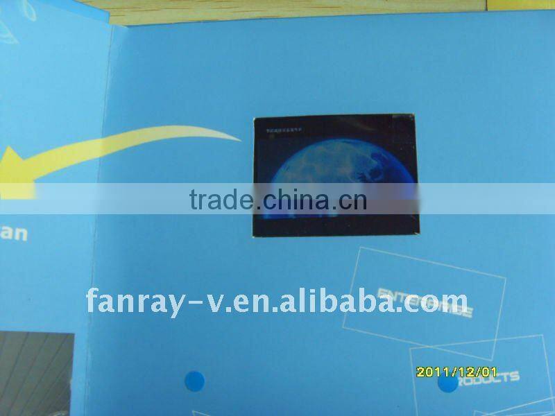 2.4'' video greeting card display