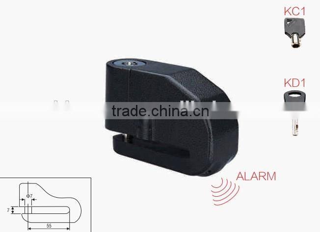 new products 2016 electronic bike lock/Zinc alloy bike bicycle Disc Lock